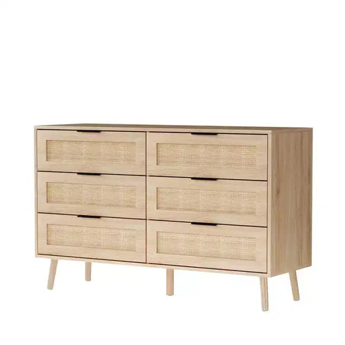 Cassettiera singola a 6 cassetti beige