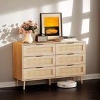 Cassettiera singola a 6 cassetti beige