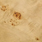 Tavolino da Caffè Rettangolare con Base a Piedistallo Naturale/Noce, Stile Moderno di Metà Secolo, 1 Pezzo