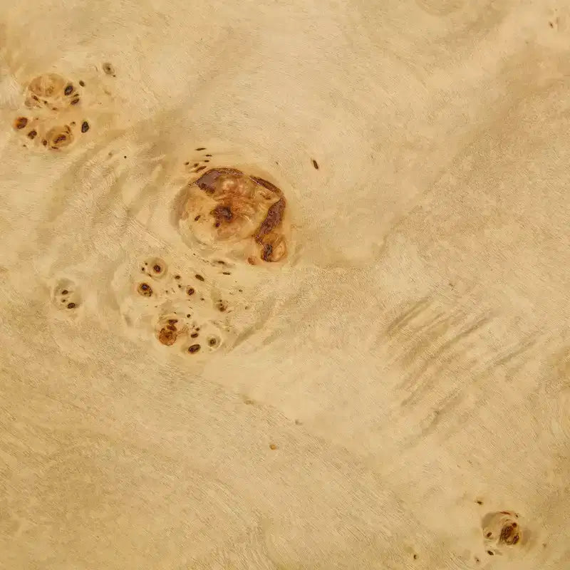 Tavolino da Caffè Rettangolare con Base a Piedistallo Naturale/Noce, Stile Moderno di Metà Secolo, 1 Pezzo