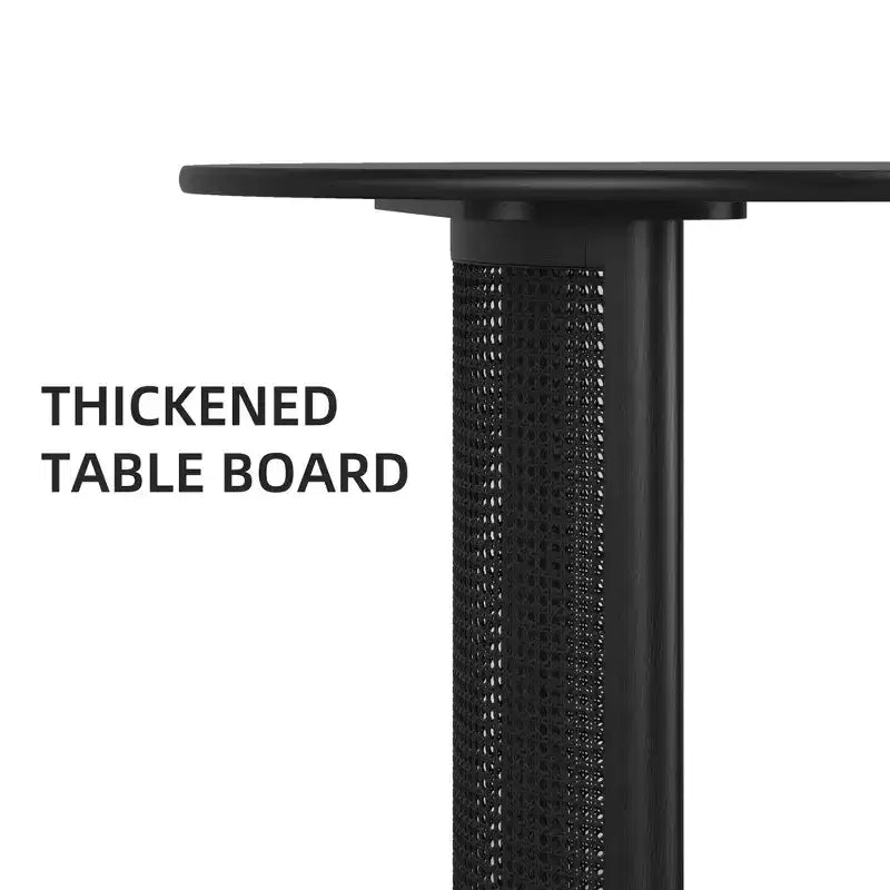 Tavolo da Pranzo Ovale 170 cm con Base in Rattan, Nero / Marrone / Trasparente, 6 Posti