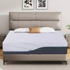 Materasso in memory foam rigido bianco/grigio, Twin XL / Full / Queen, 1–2 persone