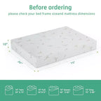 Bianco, arrotolabile, Queen — Materasso in memory foam con gel da 25,4 cm, rigidità media, rivestimento rinfrescante in bambù