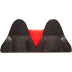 Letto a forma di auto da corsa singolo grigio/rosso/bianco, senza testata, plastica ABS, per 1 bambino