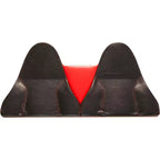 Letto a forma di auto da corsa singolo grigio/rosso/bianco, senza testata, plastica ABS, per 1 bambino