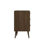 Cassettiera doppia a 8 cassetti color quercia moka, montaggio a 2 persone