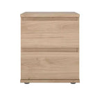 Tvilum, Aurora 2 Drawer Nightstand, Jackson Hickory