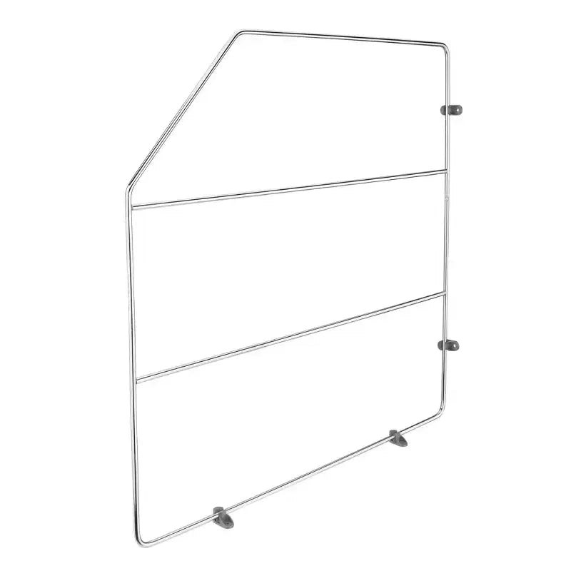Organizzatore divisorio per teglie in filo metallico argentato, per mobile singolo, confezione da 2