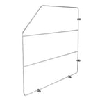 Organizzatore divisorio per teglie in filo metallico argentato, per mobile singolo, confezione da 2